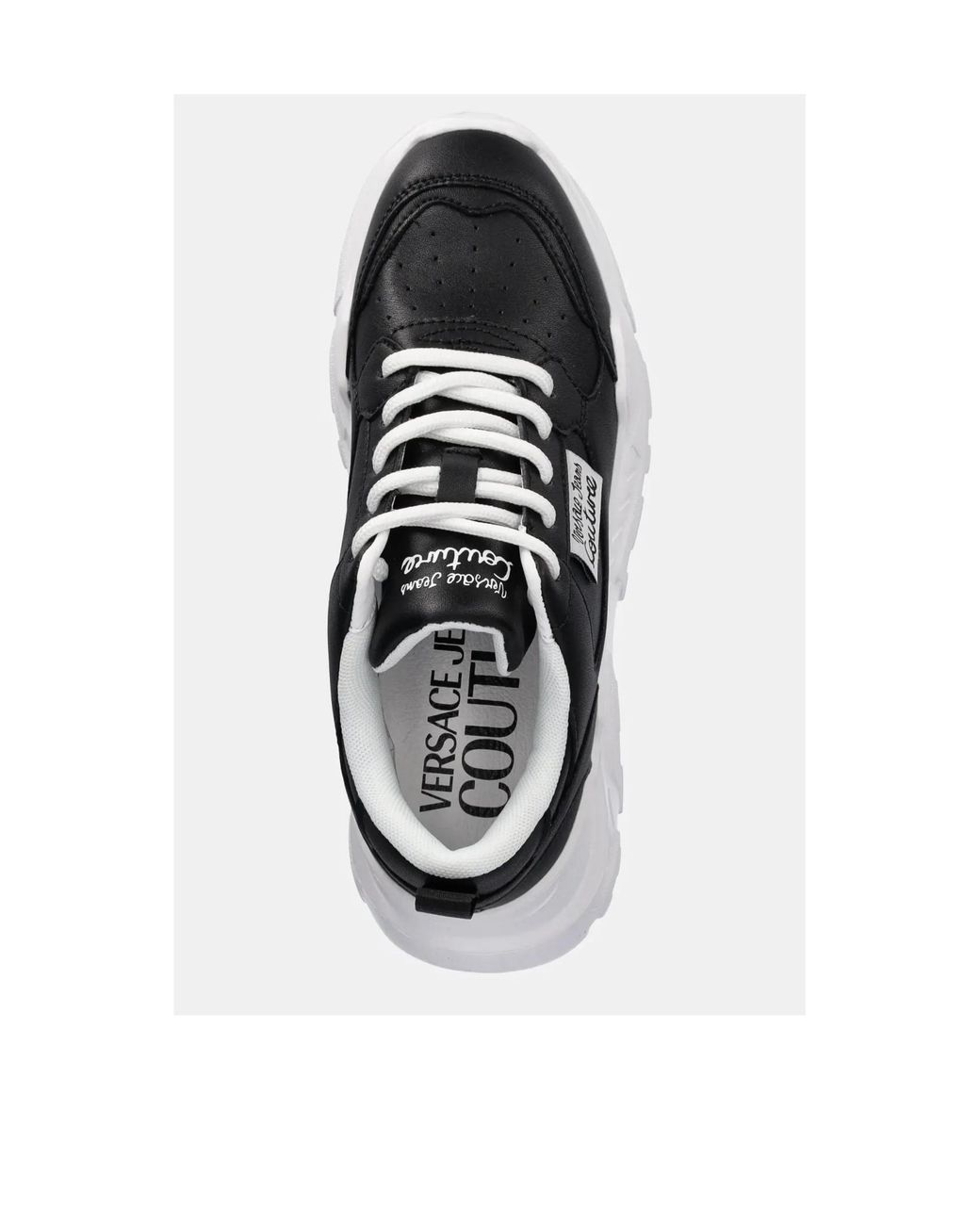 Versace Jeans Black Couture Chunky Logo Sneakers
