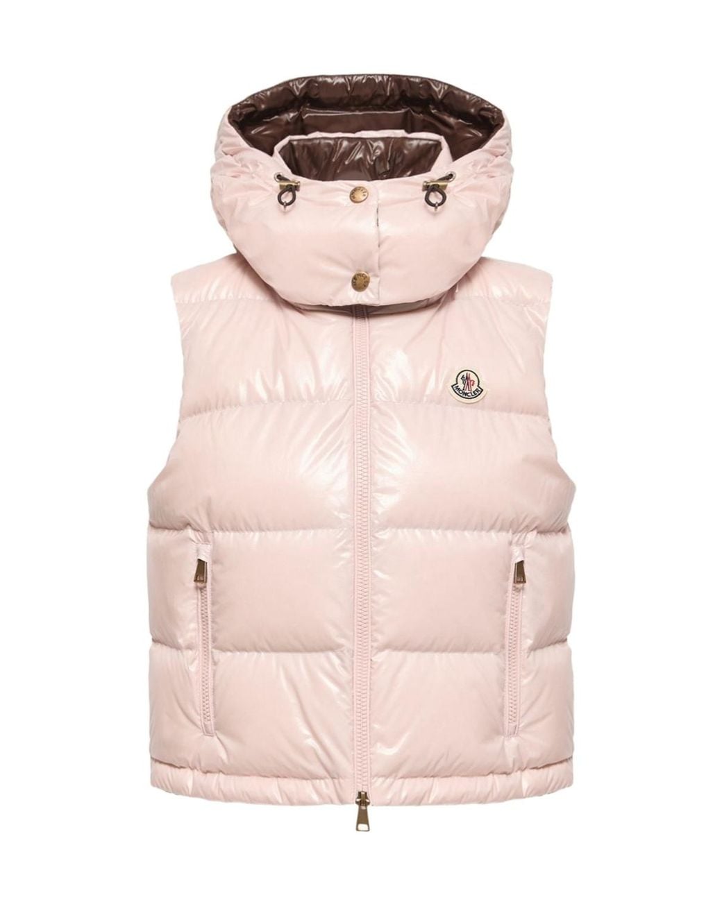 Moncler Pink Niverolle Short Padded Gilet