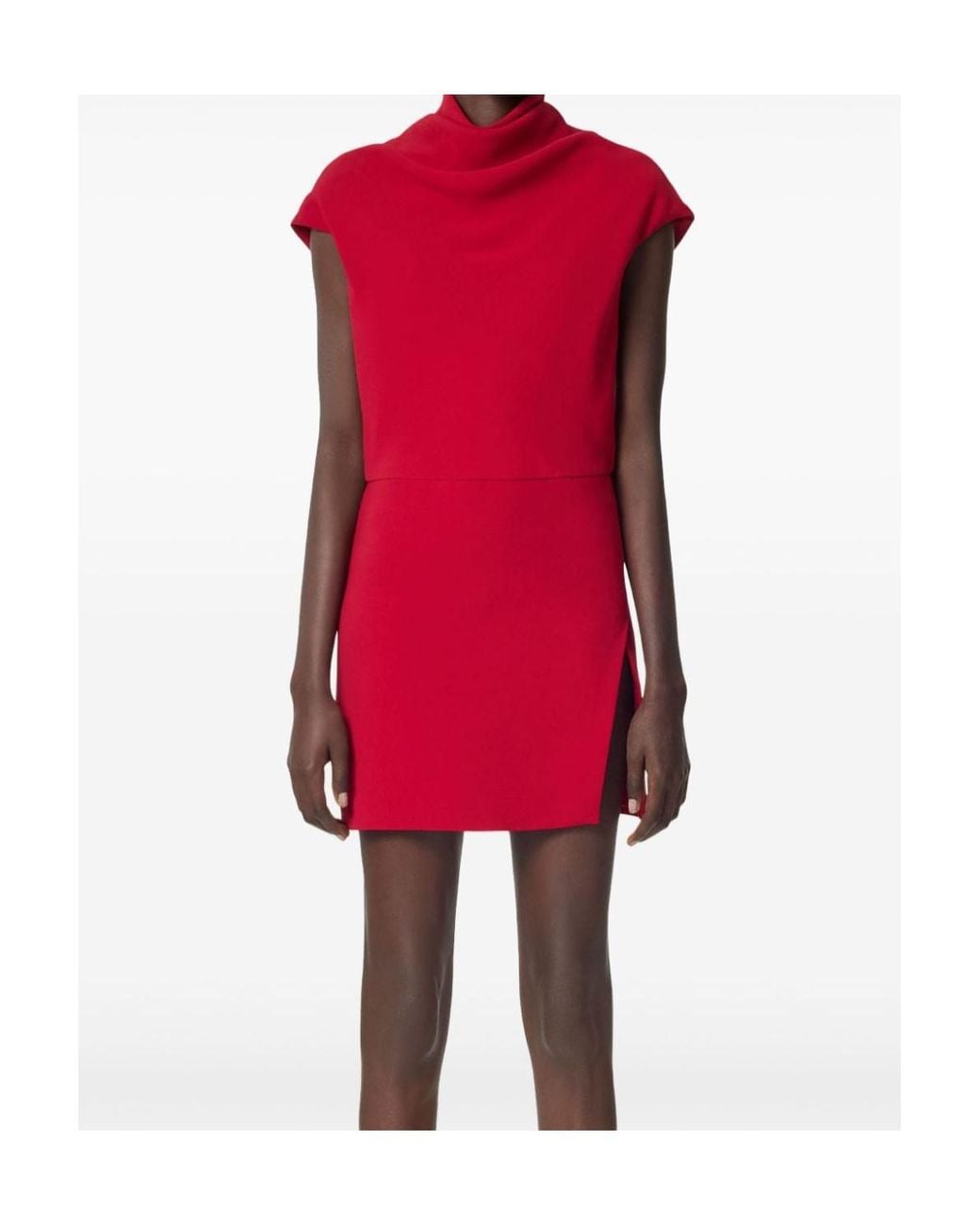 Versace Red Midi Dresses