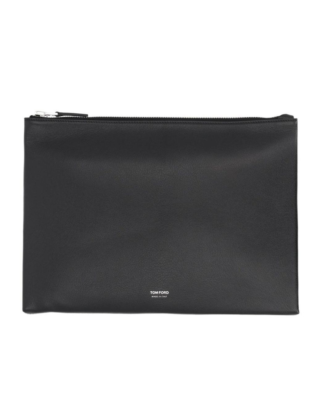 Tom Ford Black Zipped Clutch Bag for men