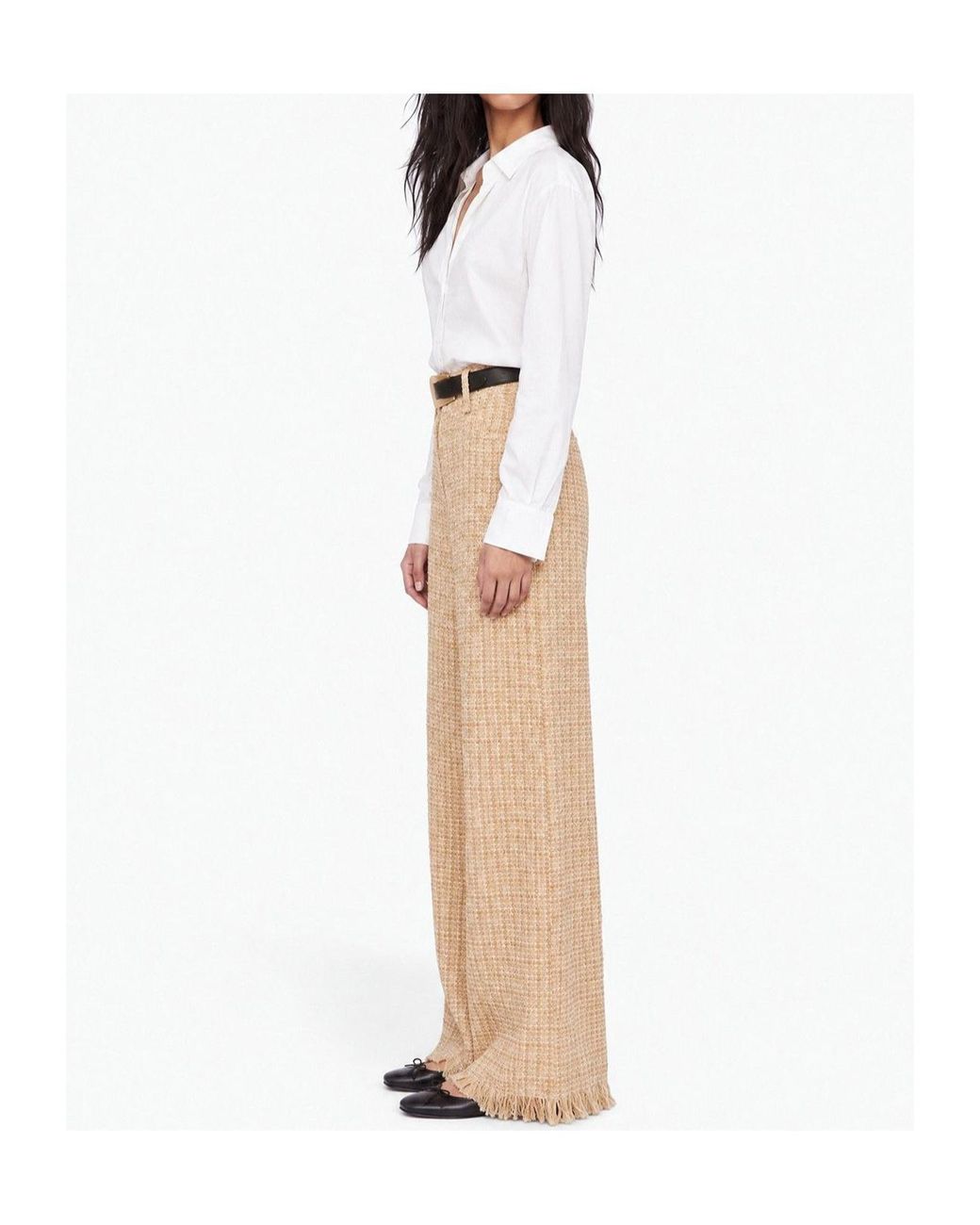 GIUSEPPE DI MORABITO Natural Wide Pants