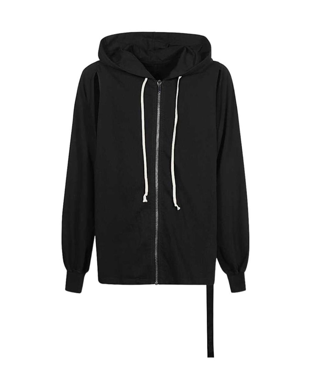 Rick Owens Black Long-Sleeved Sweater for men
