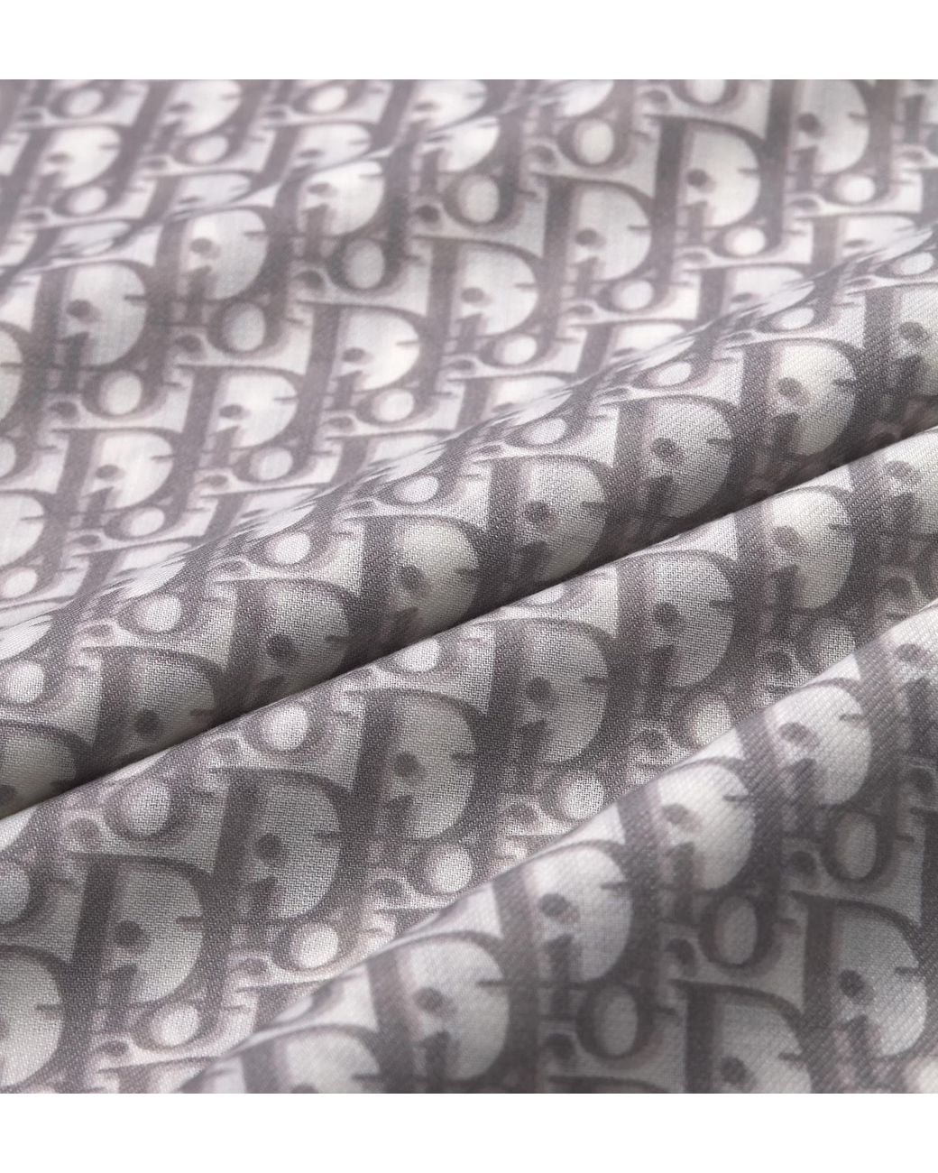 Dior White Oblique Maxi Stole