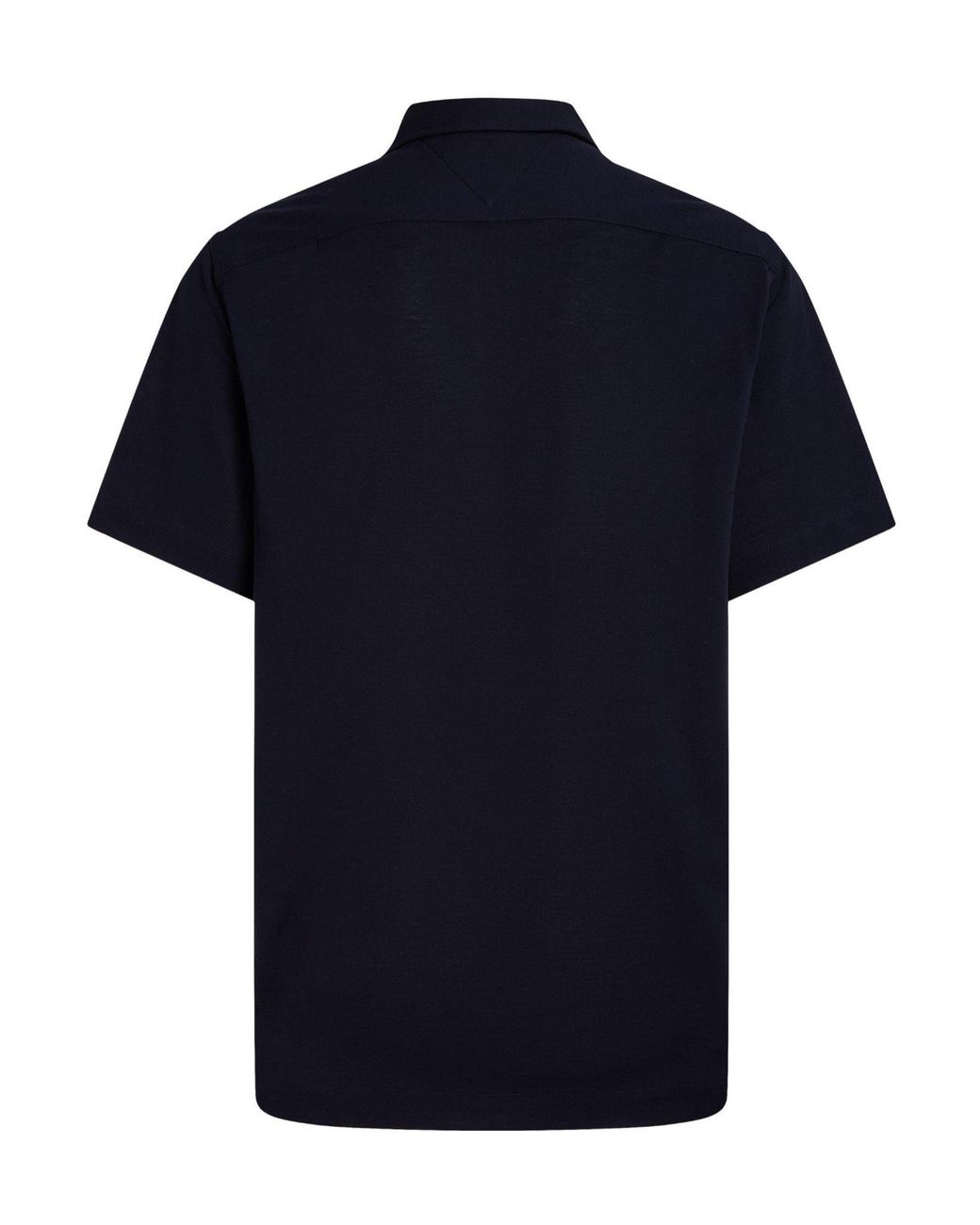 Tommy Hilfiger Blue Campcollar Shortsleeve Shirt for men