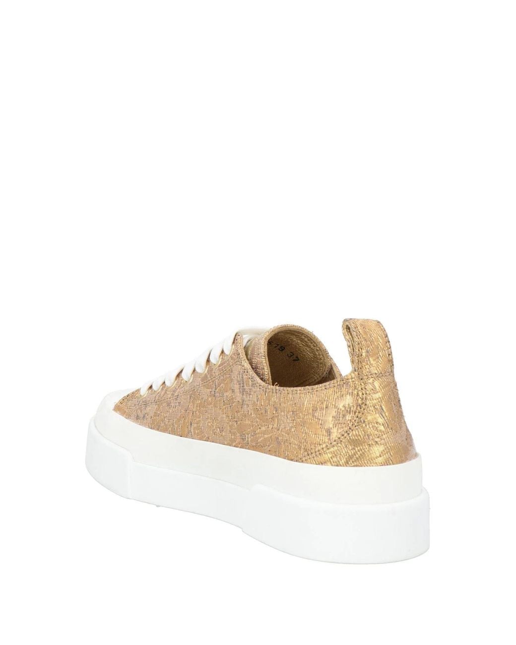 Dolce & Gabbana White Solid Color Sneakers