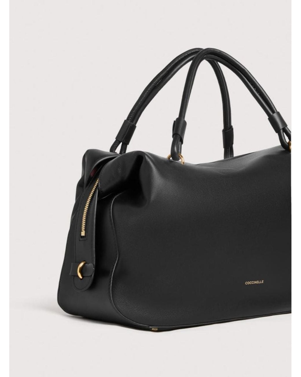 Coccinelle Black Lizzie Medium Tote Bag