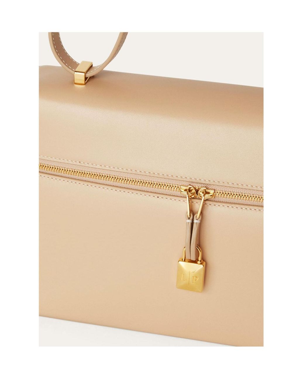 Loro Piana Natural Zip-Open Shoulder Bag
