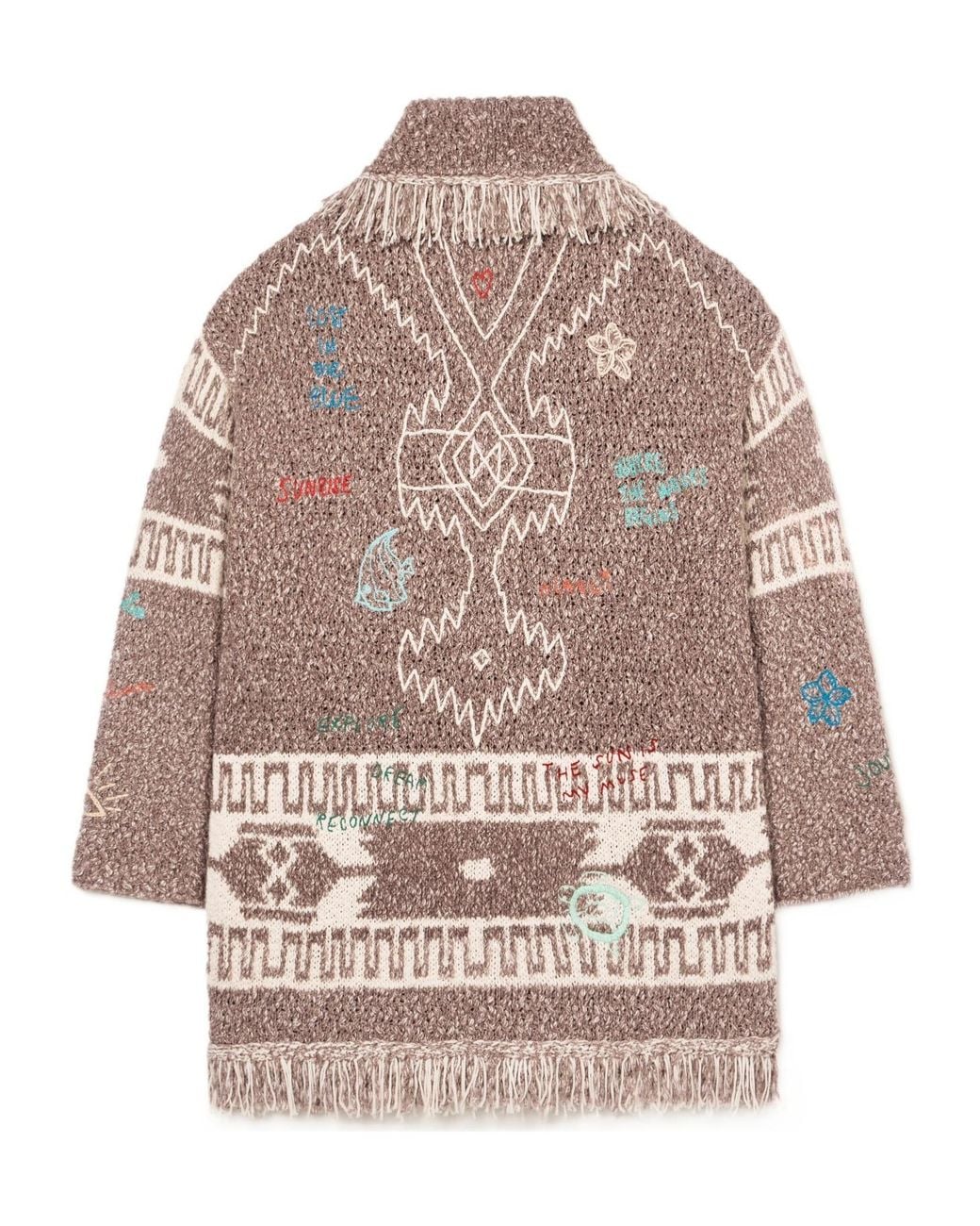 Alanui Multicolor Written By The Ocean Cardigan