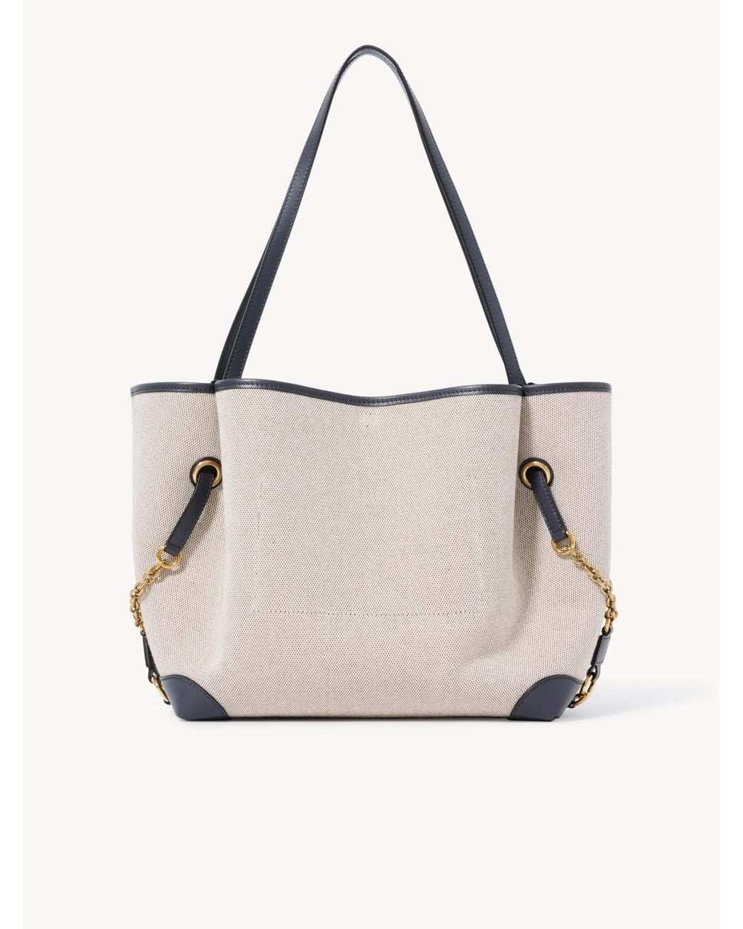 Chloé Natural Chloé Clover Double Carry Bag