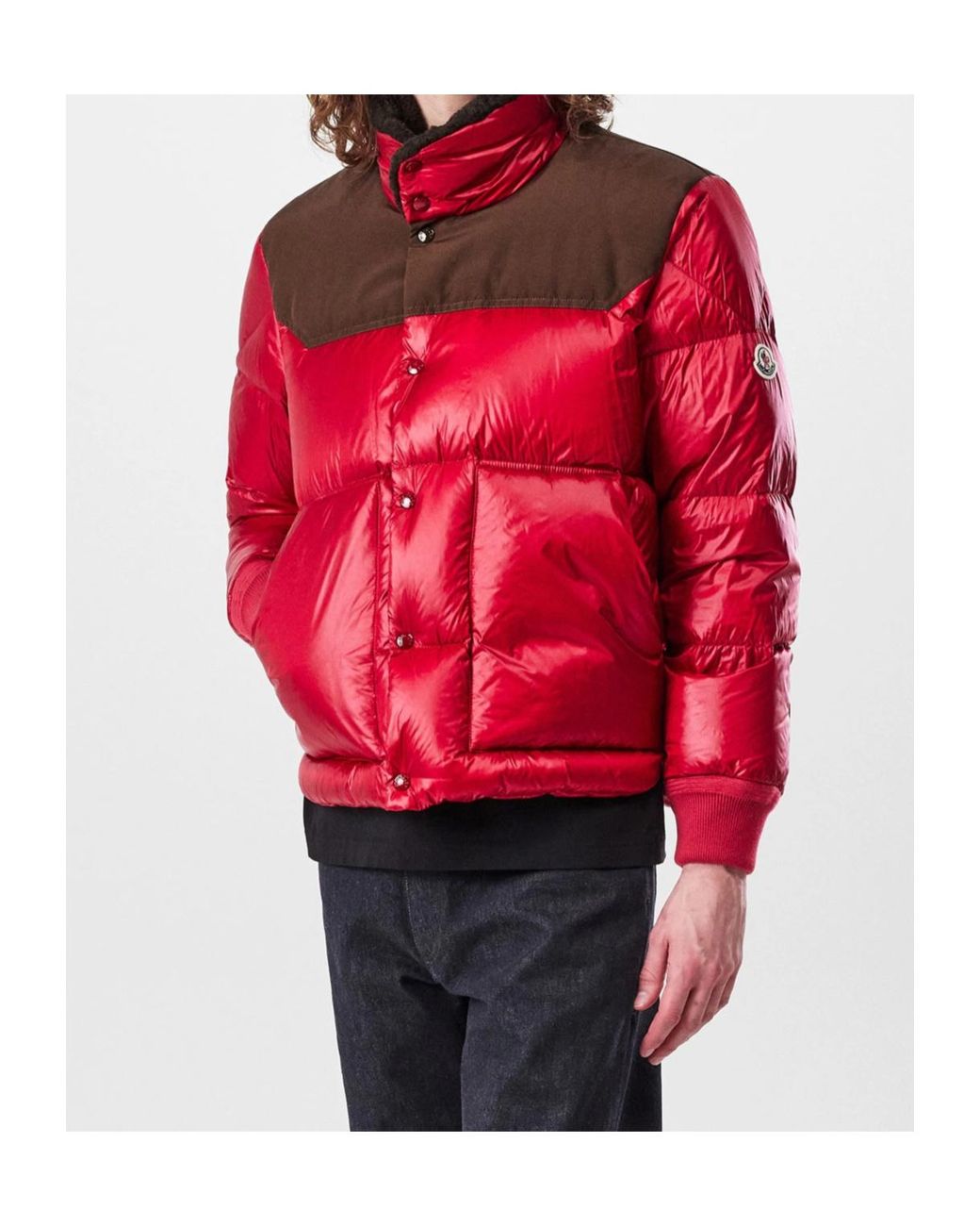 Moncler Red Archivio Vajolet Quilted Down Jacket for men