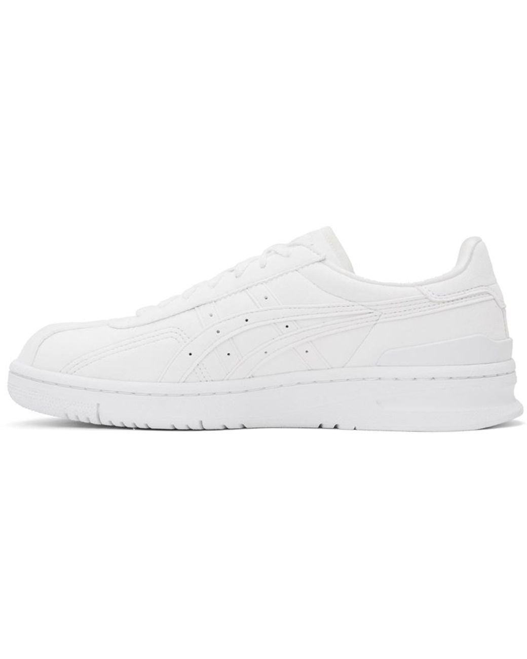Comme des Garçons White Round-Toe Low-Top Casual Sneakers