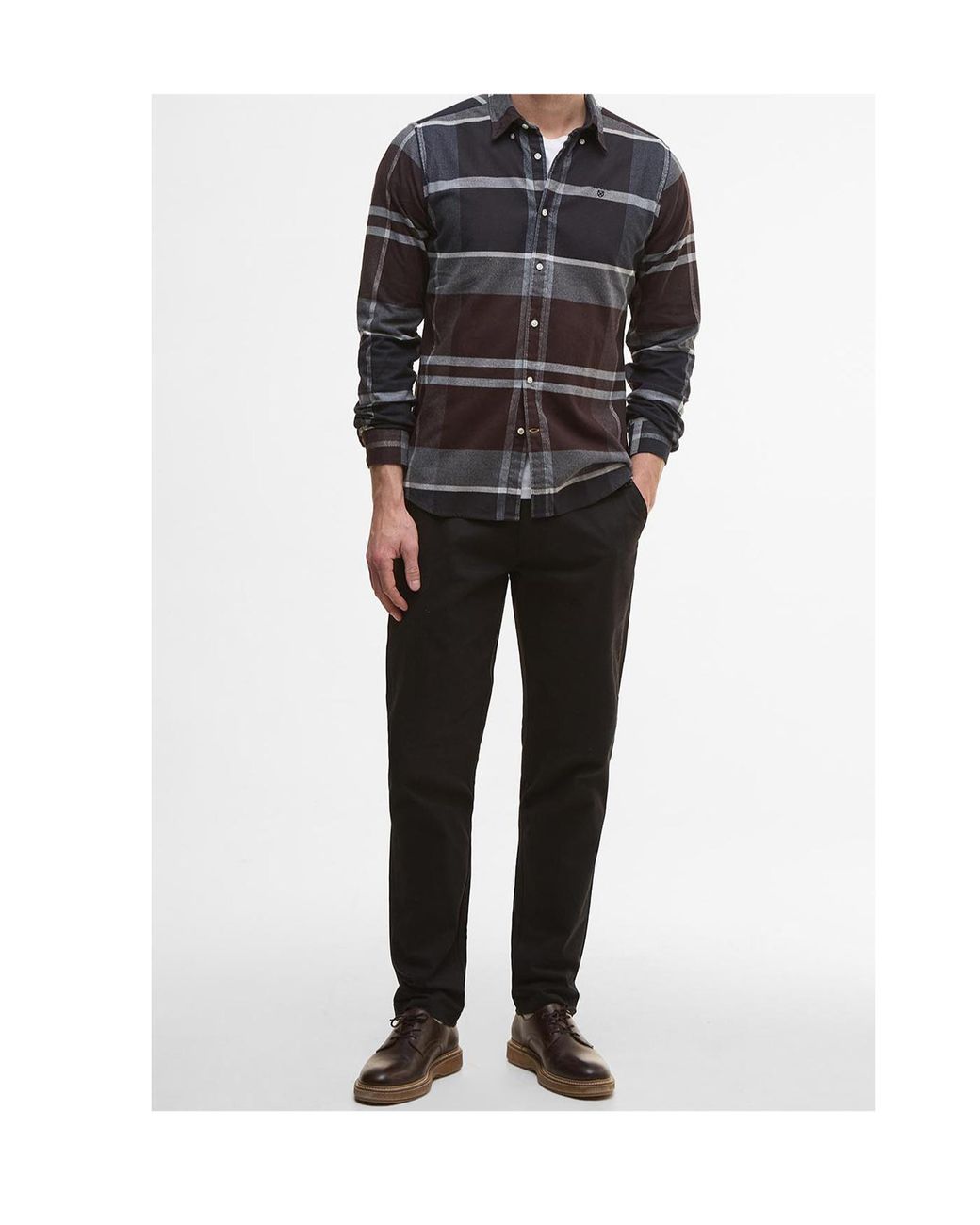 Barbour Blue Tartan-Check Shirt for men