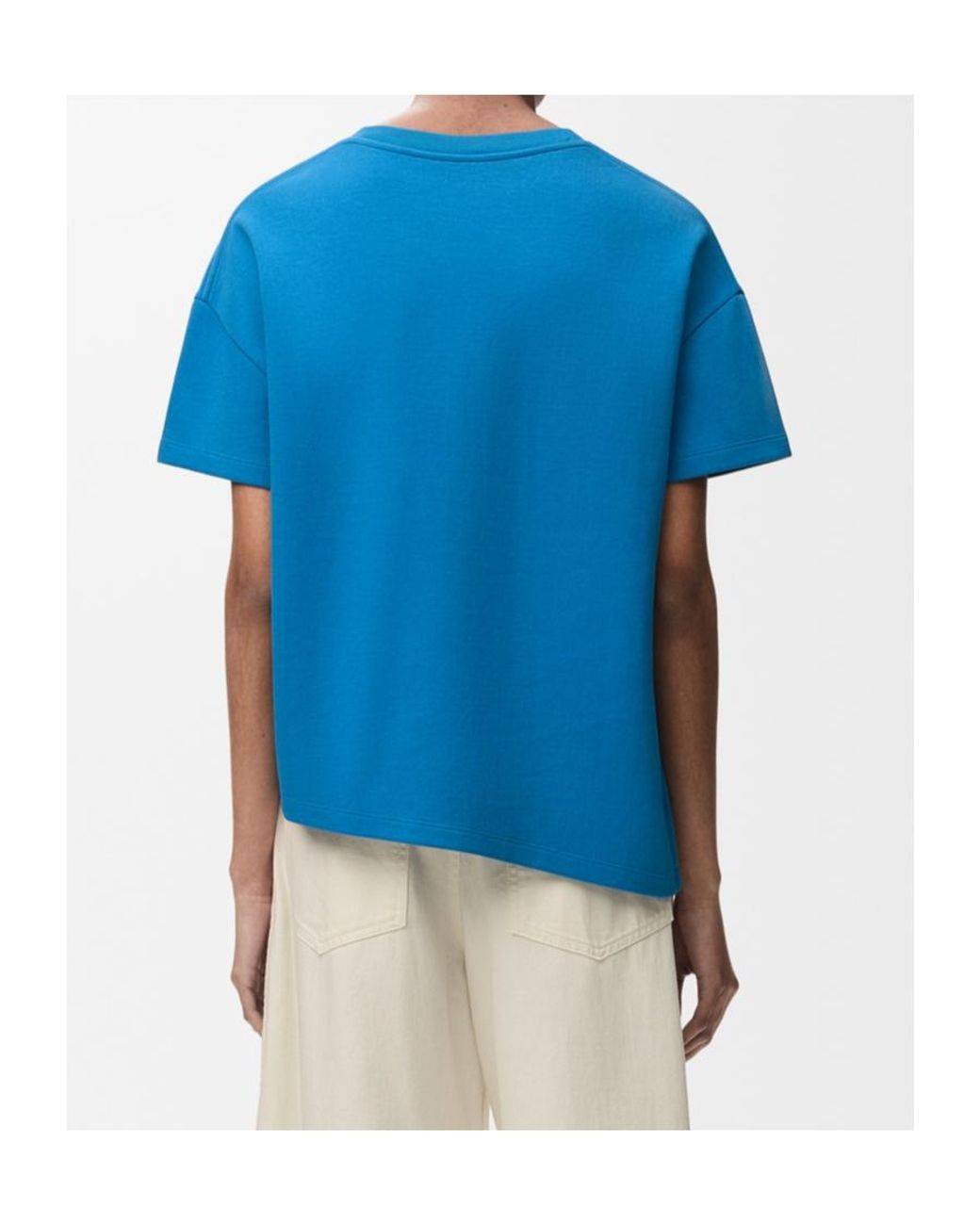 Loewe Blue Asymmetric T-Shirt