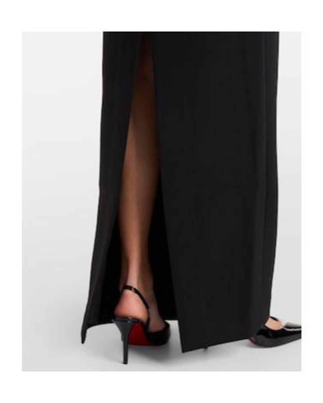 Rebecca Vallance Black Zephyr Embellished Gown