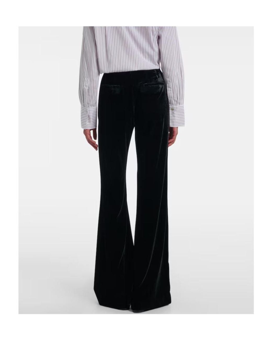 Nili Lotan Black High-Waisted Casual Pants