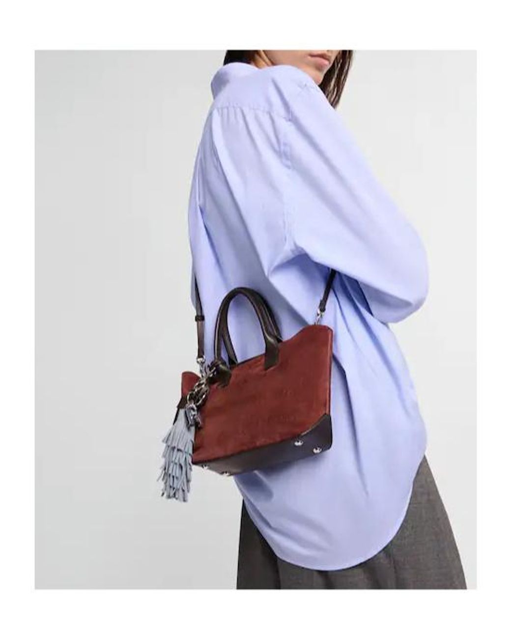 Hogan Red Address Shopping Bag