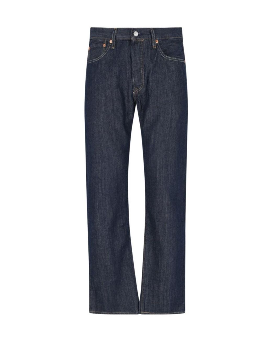 Levi's Blue Logo Five-Pocket Denim Trousers for men