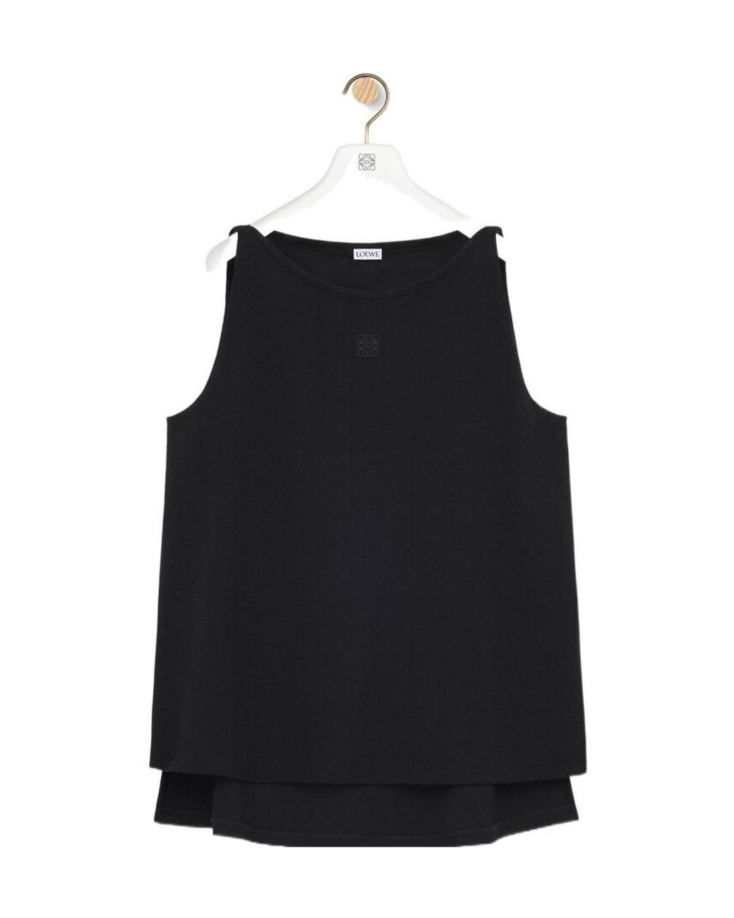 Loewe Black Boat Collar Vest