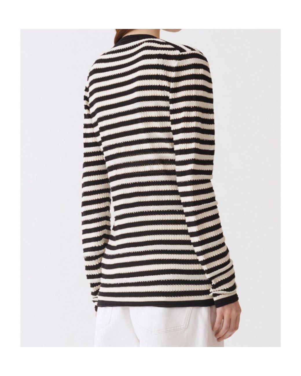 Fabiana Filippi Black Long-Sleeve Knitted Cardigan