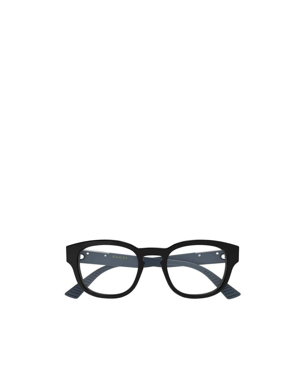 Gucci White Eyewear Panthos Frame Glasses for men