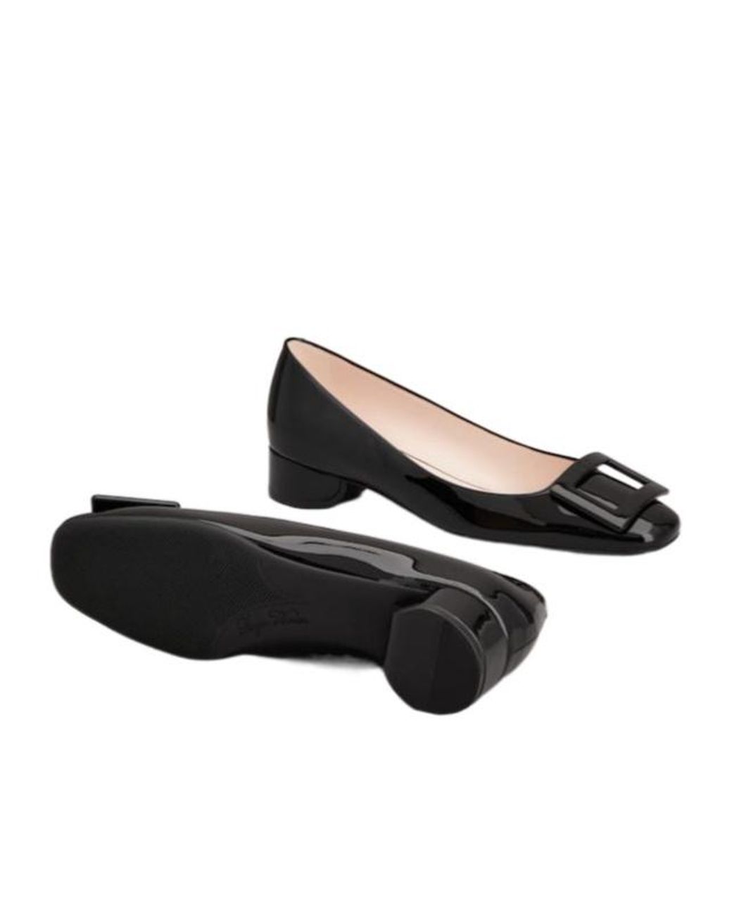 Roger Vivier Black Slip-On Pumps