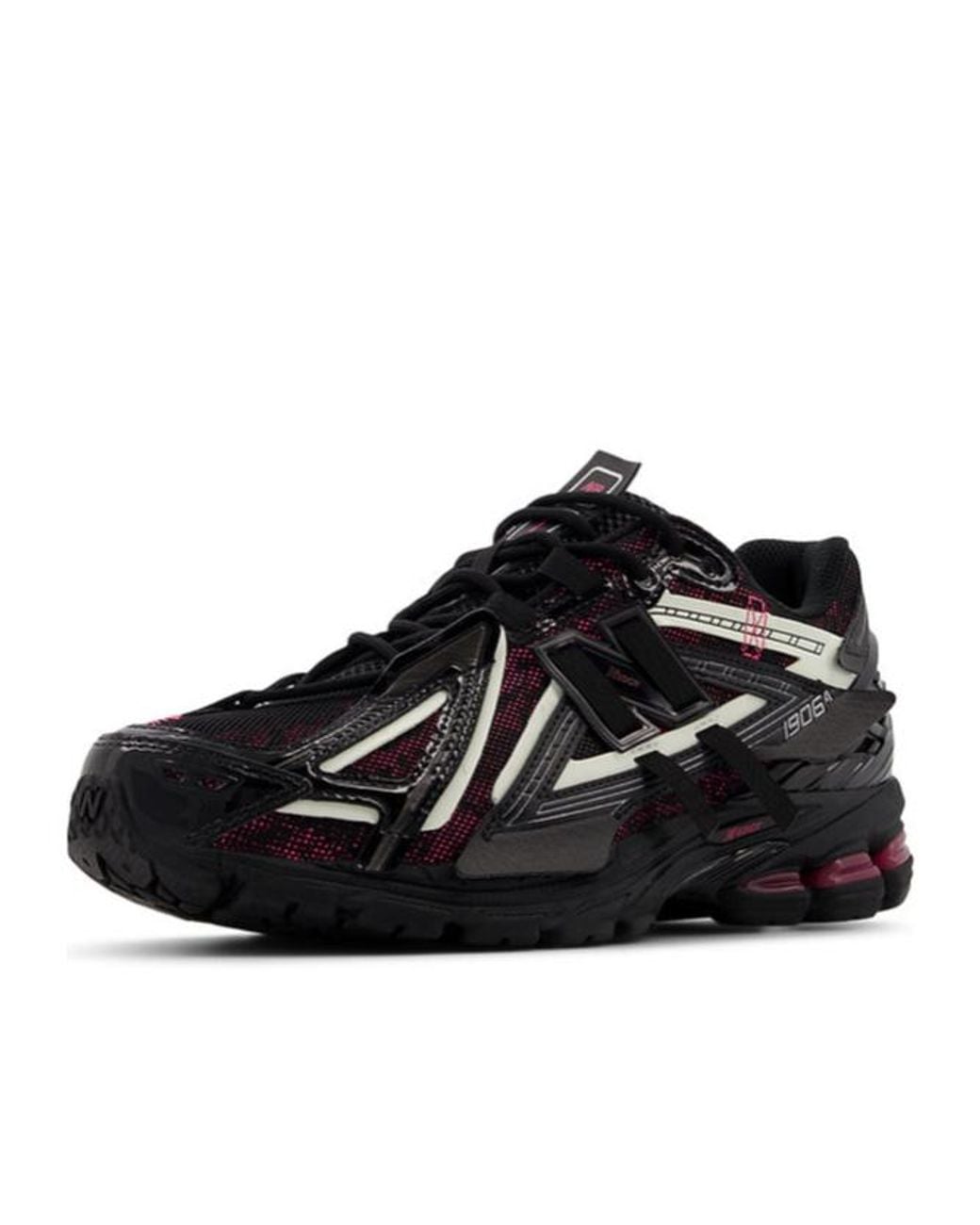 New Balance Black 1906 Lace-Up Sneakers for men