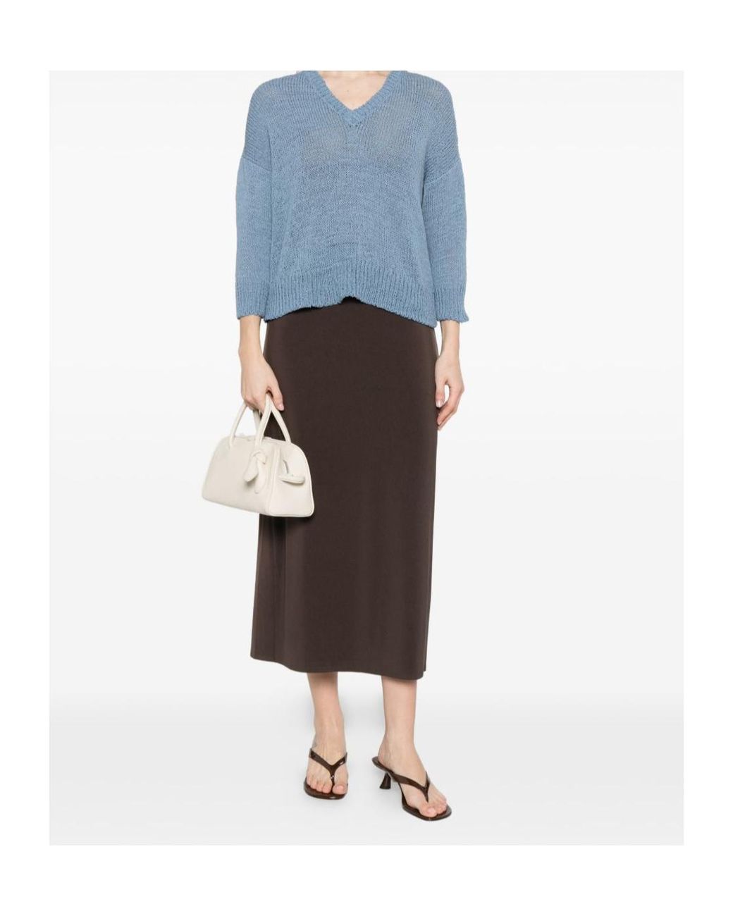 Baserange Blue Long-Sleeved Knitwear