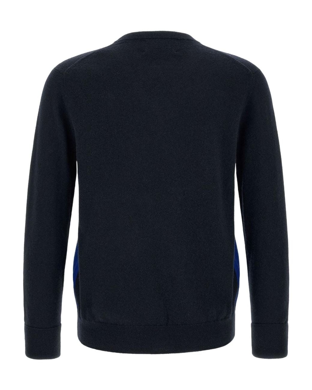 Ballantyne Blue Diamond Intarsia Knitted Sweater for men