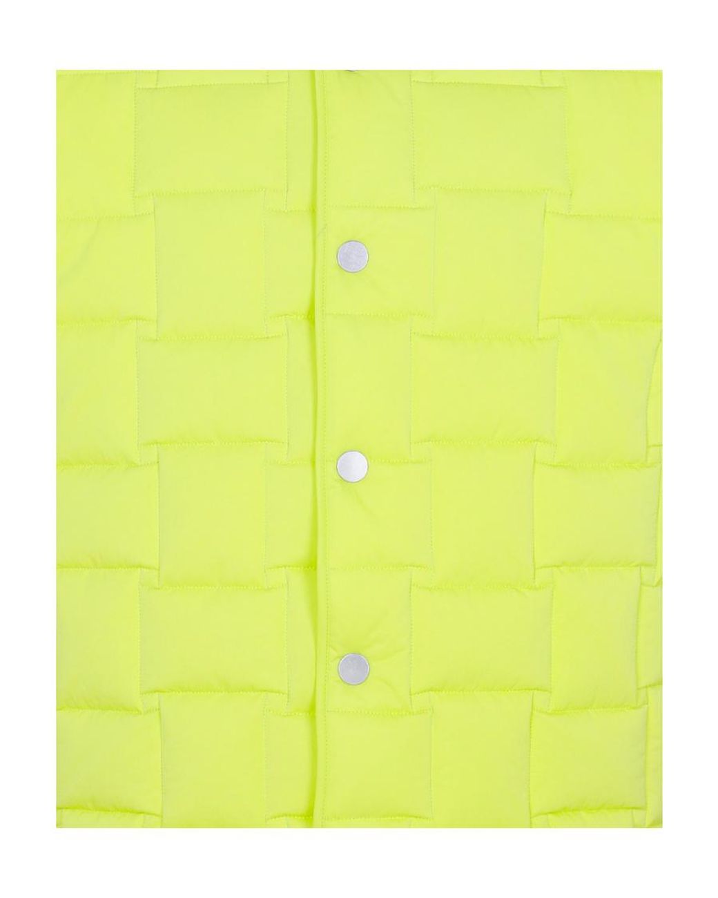 Bottega Veneta Yellow Buttoned V-Neck Padded Vest for men