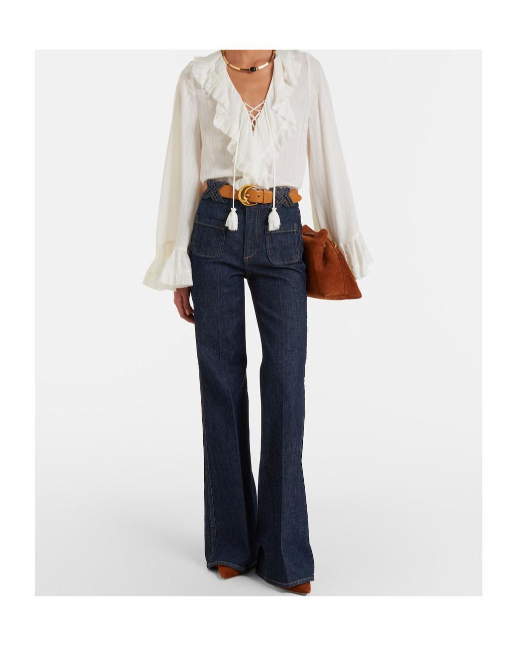 Dorothee Schumacher White Striped Blouse