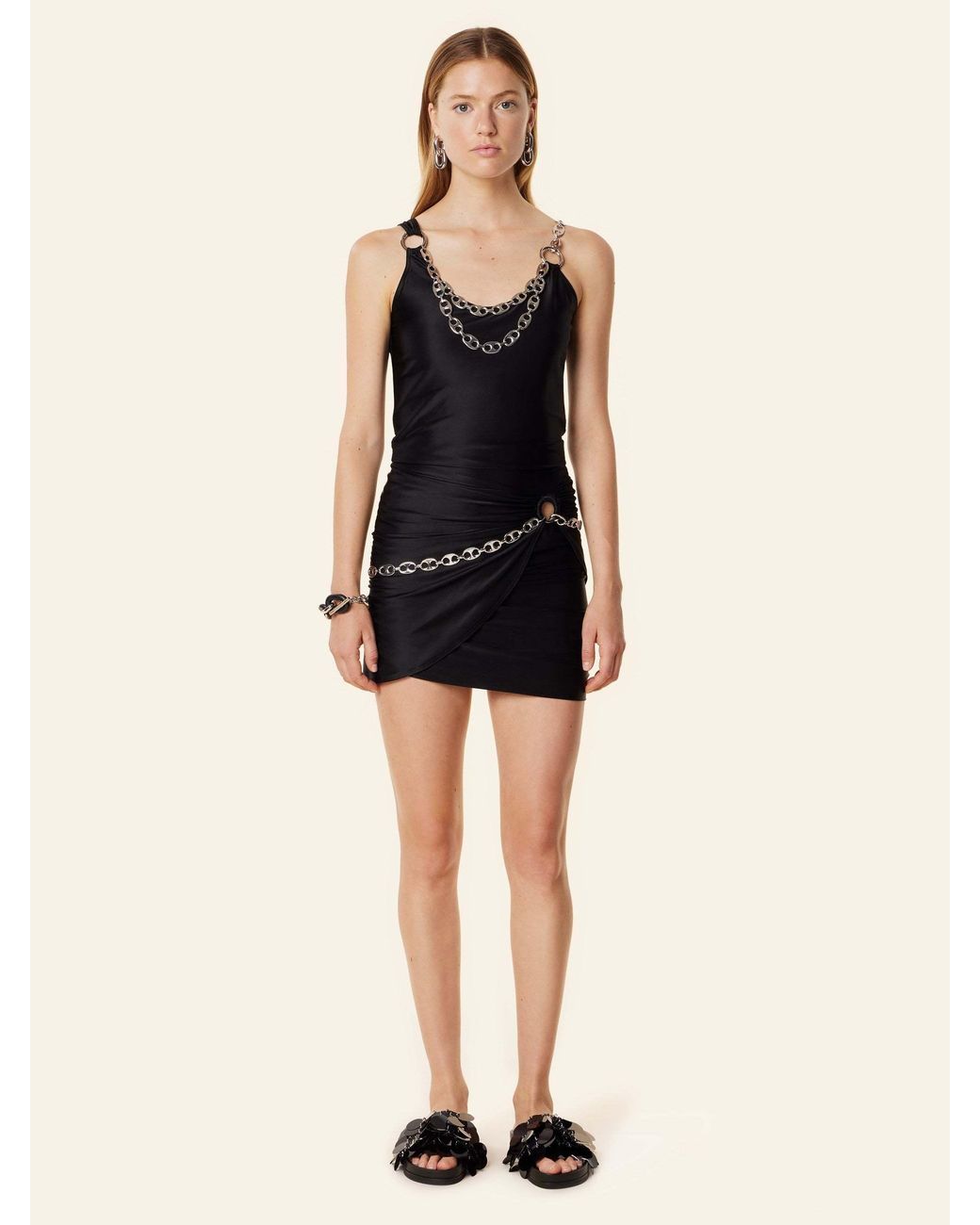 Rabanne Black Chain Dress