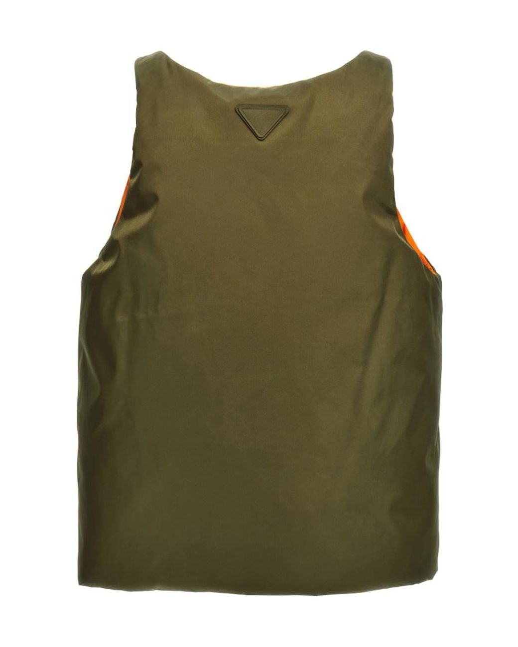 Prada Green Sleeveless Padded Top for men