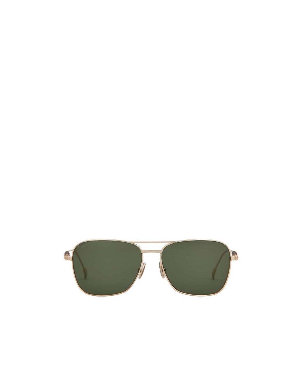 Tod's Green Full-Rim Sunglasses for men