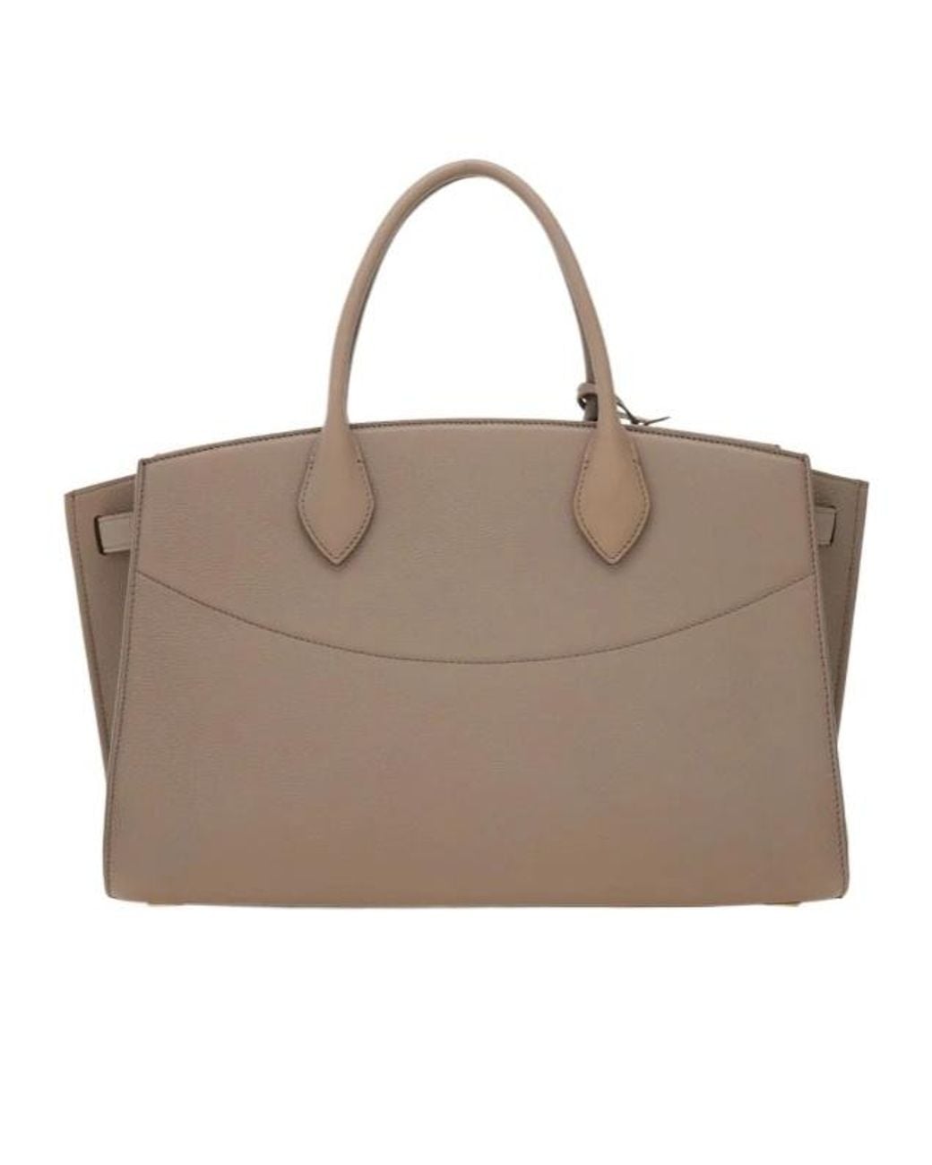 Ferragamo Brown New Ferragamo Studio Soft Bag (L)
