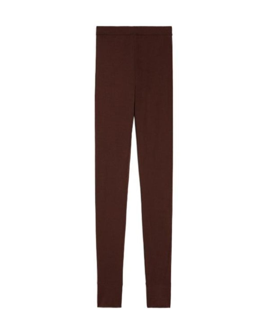 Jil Sander Brown Technical Leggings