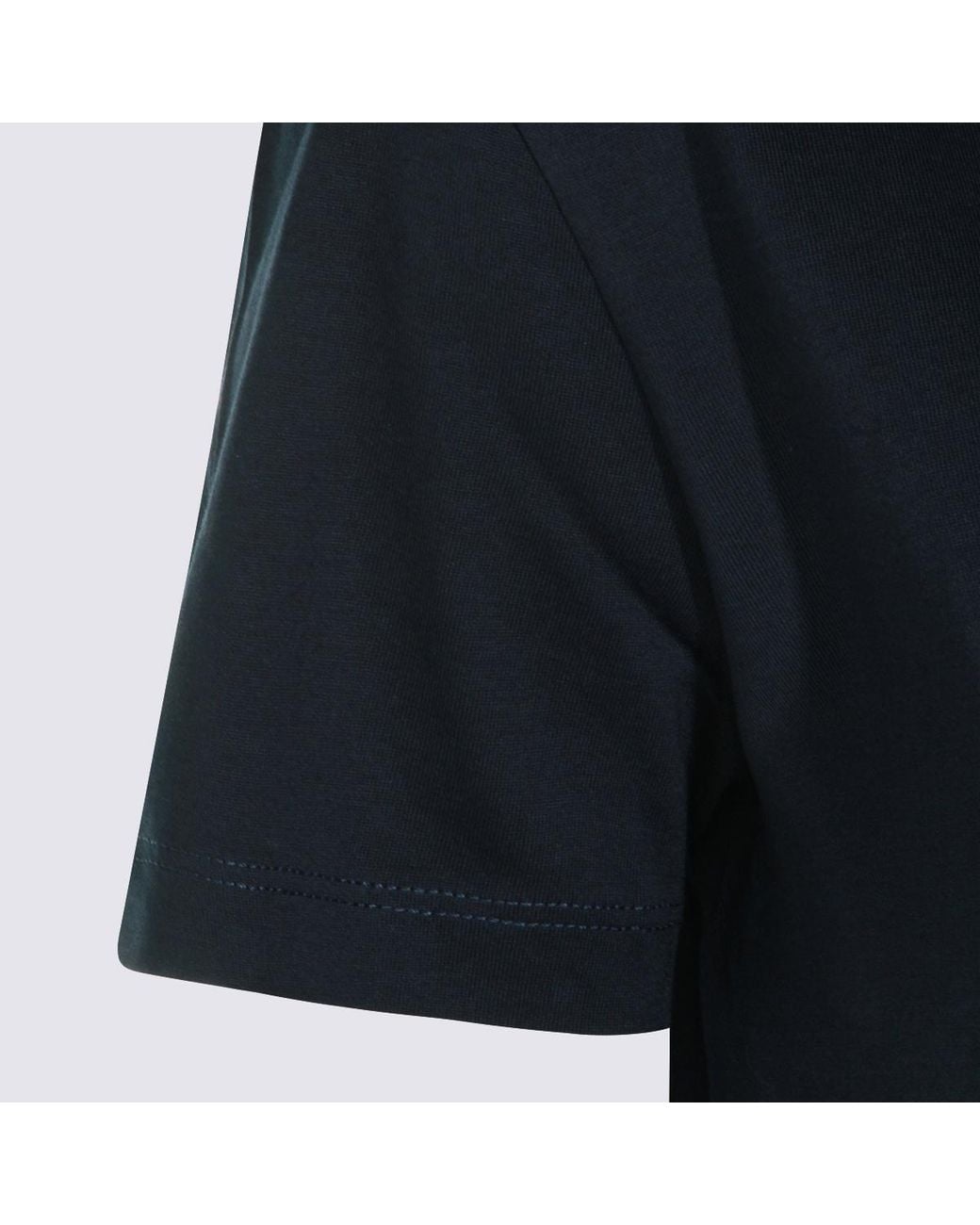 Max Mara Blue Edile Logo Printed Crewneck T-Shirt