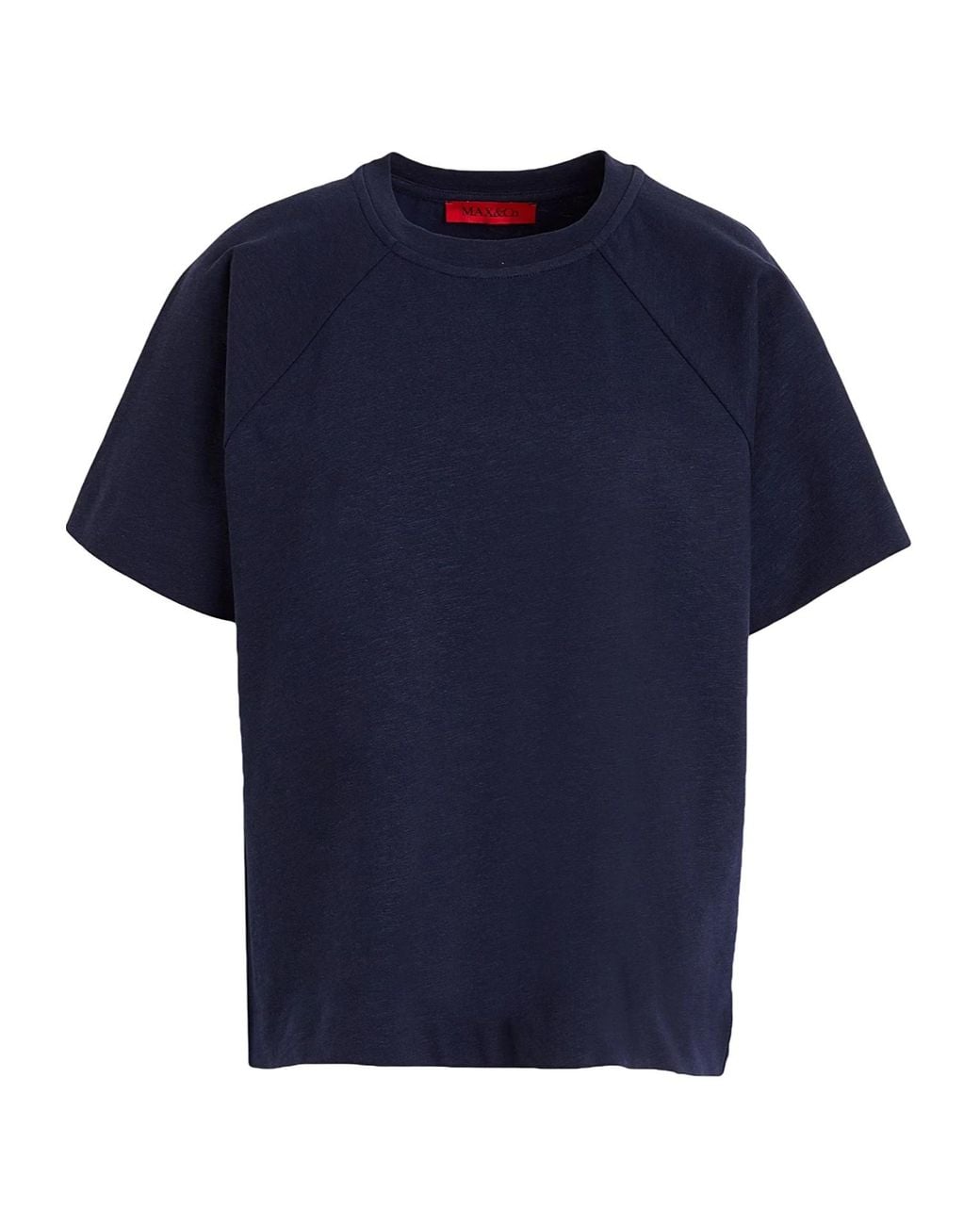 MAX&Co. Blue Short Sleeve Crew Neck T-Shirt