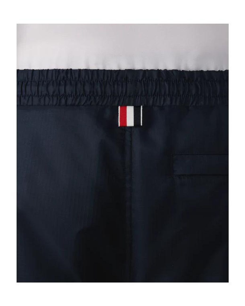 Thom Browne Blue Four-Bar Ripstop Track Pants for men