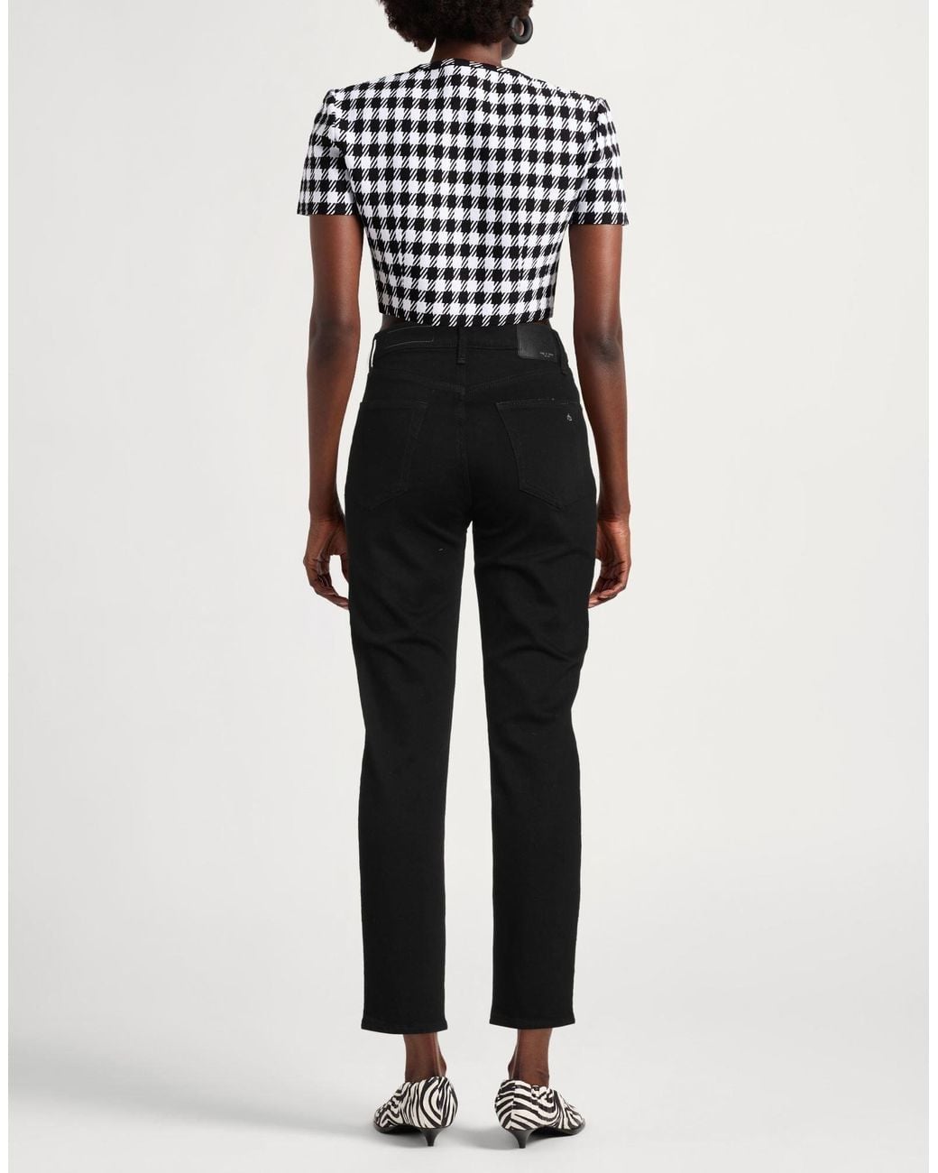 Rag & Bone Black Straight Leg Jeans