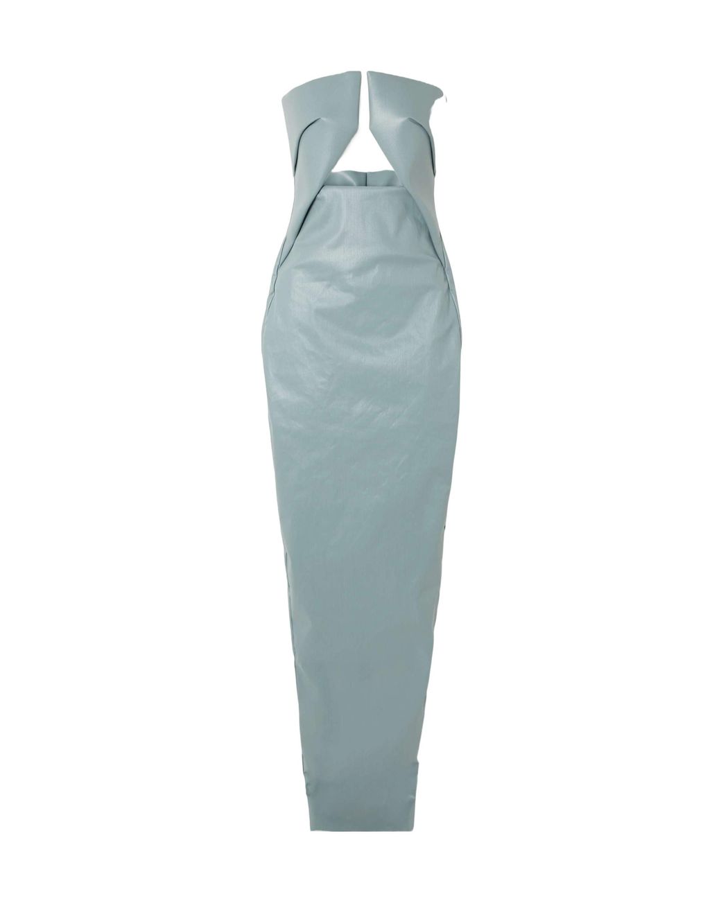 Rick Owens Blue Backless Dress Dress