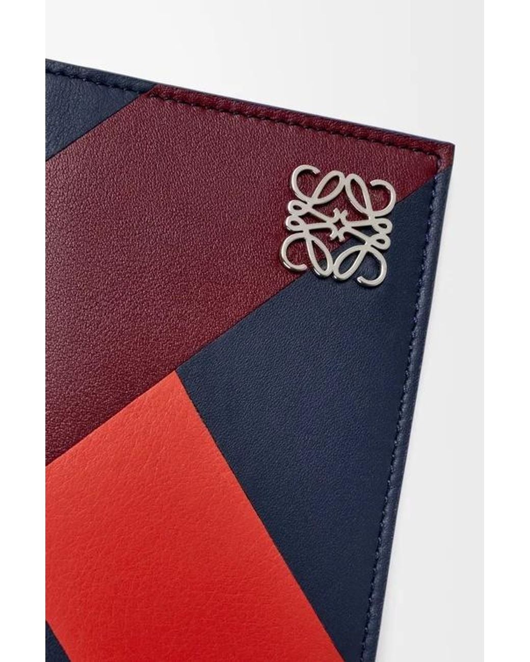 Loewe Blue Anagram Passport Cover