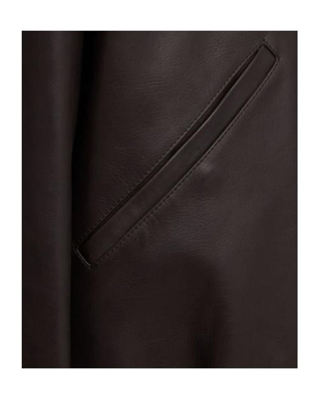 The Row Black Setsen Leather Jacket for men
