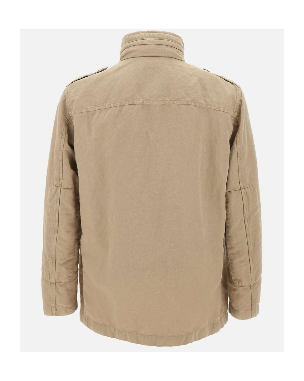 Fay Natural Toggle Fastening Jacket for men