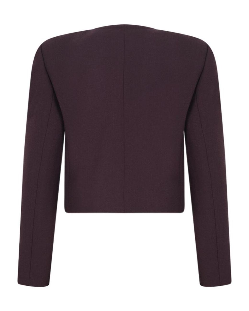 Chloé Black Collarless Cropped Jacket