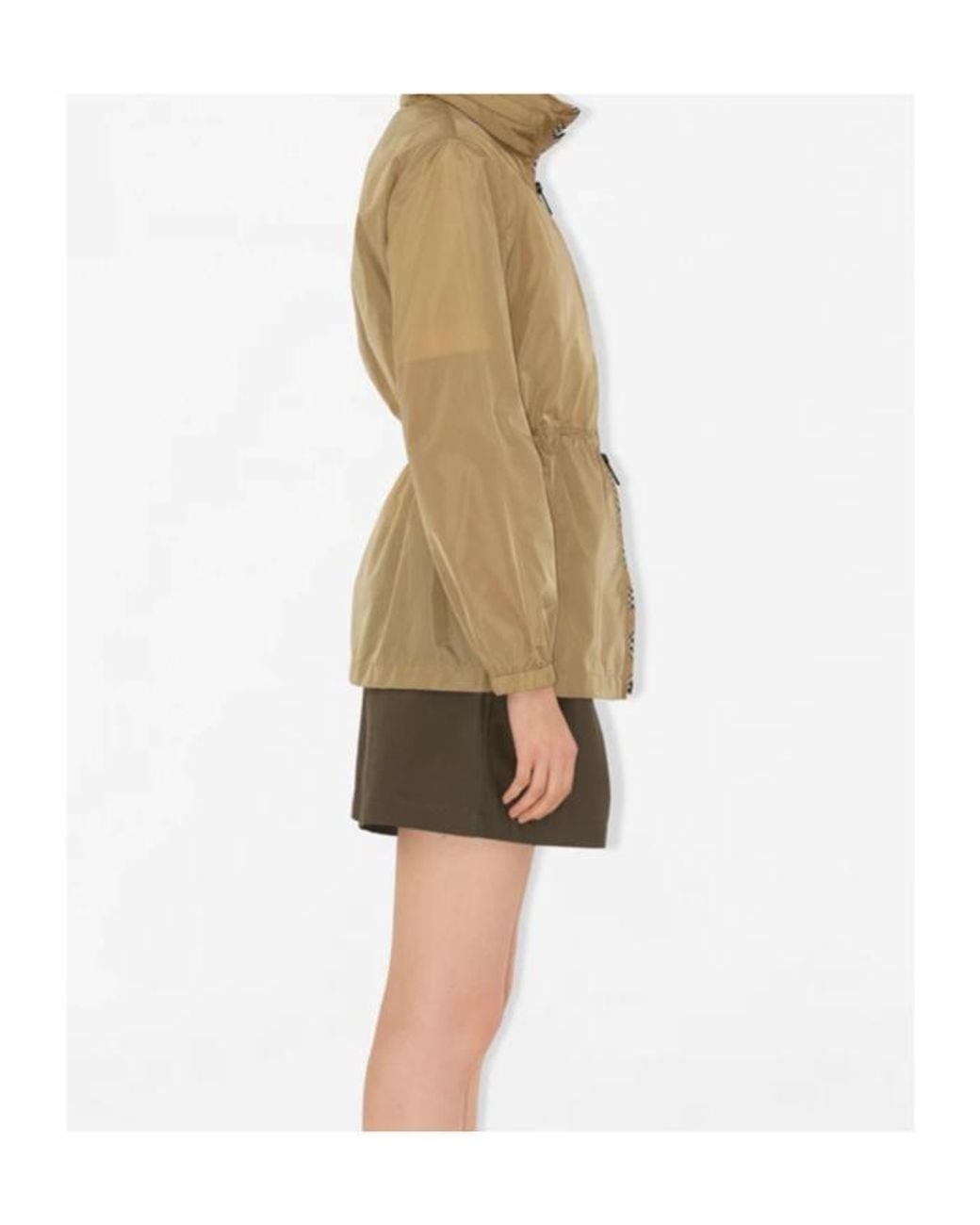 Burberry Natural Technical Adaptable Check-Trim Parka