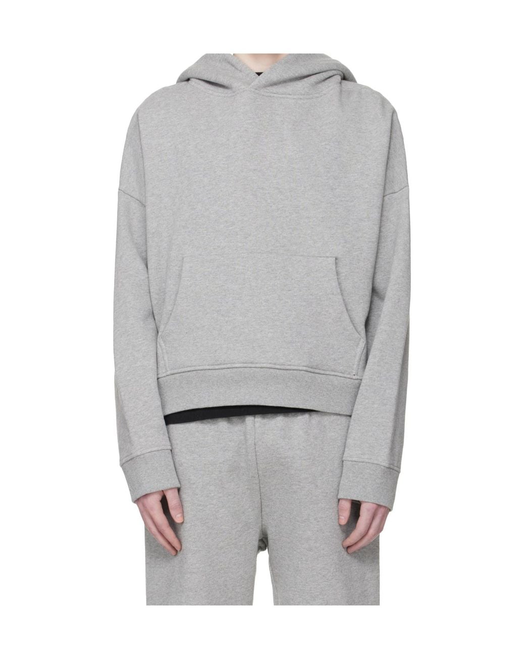 Entire studios Gray Oversized Hoodie for men