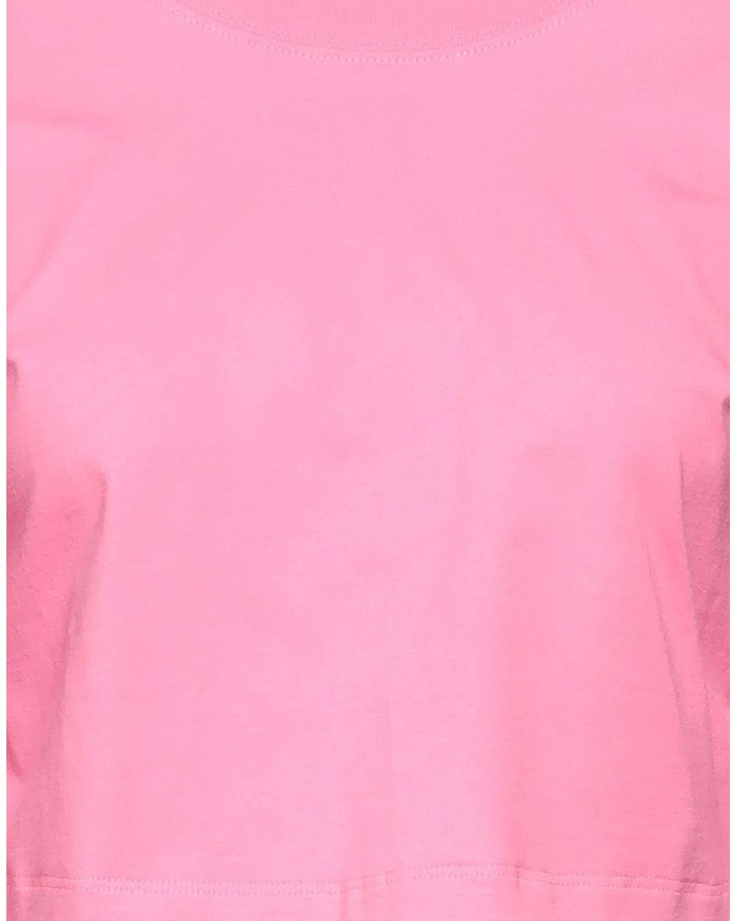 Jacquemus Pink Solid-Colored Cropped Long-Sleeve T-Shirt