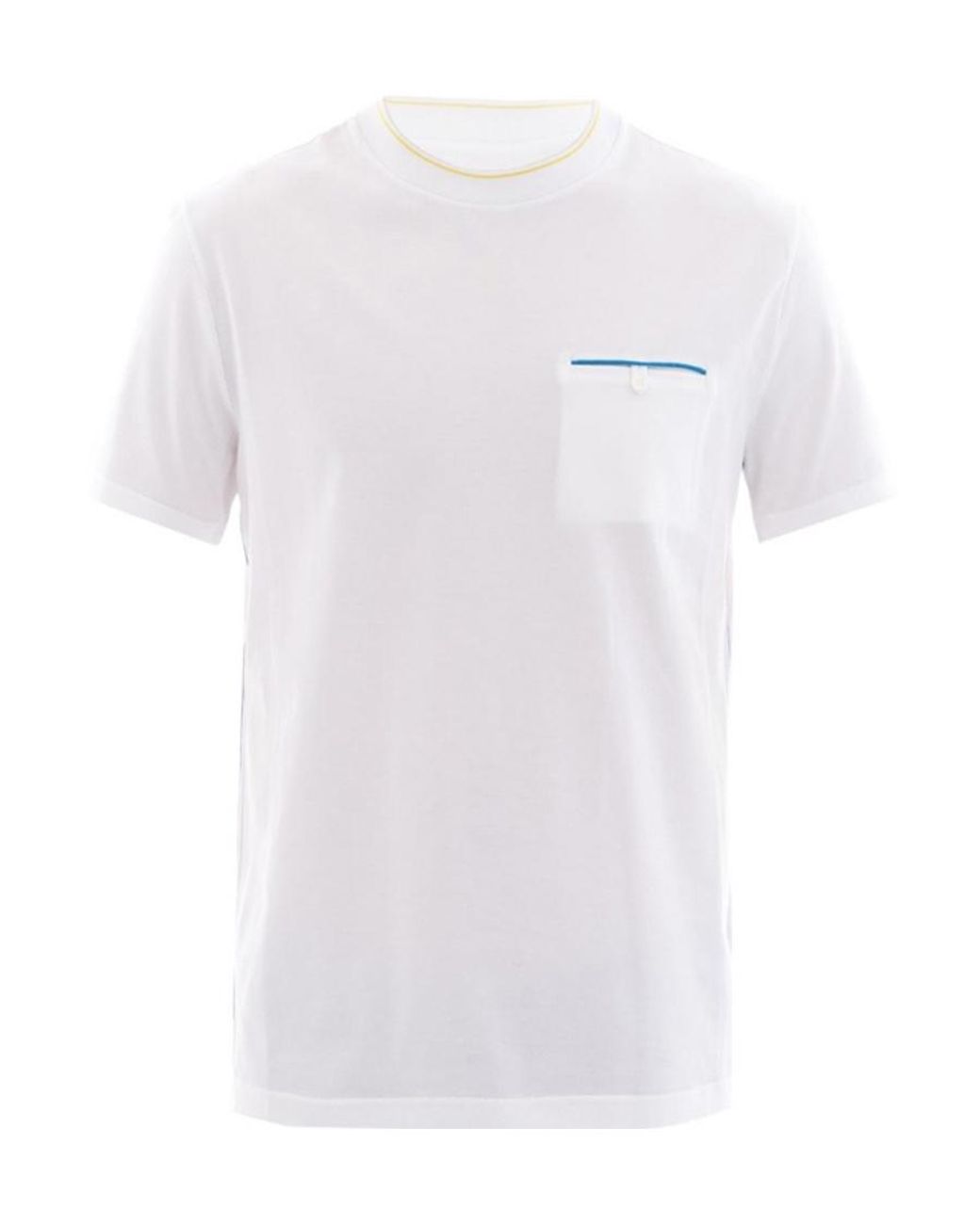 Prada White Logo T-Shirt for men