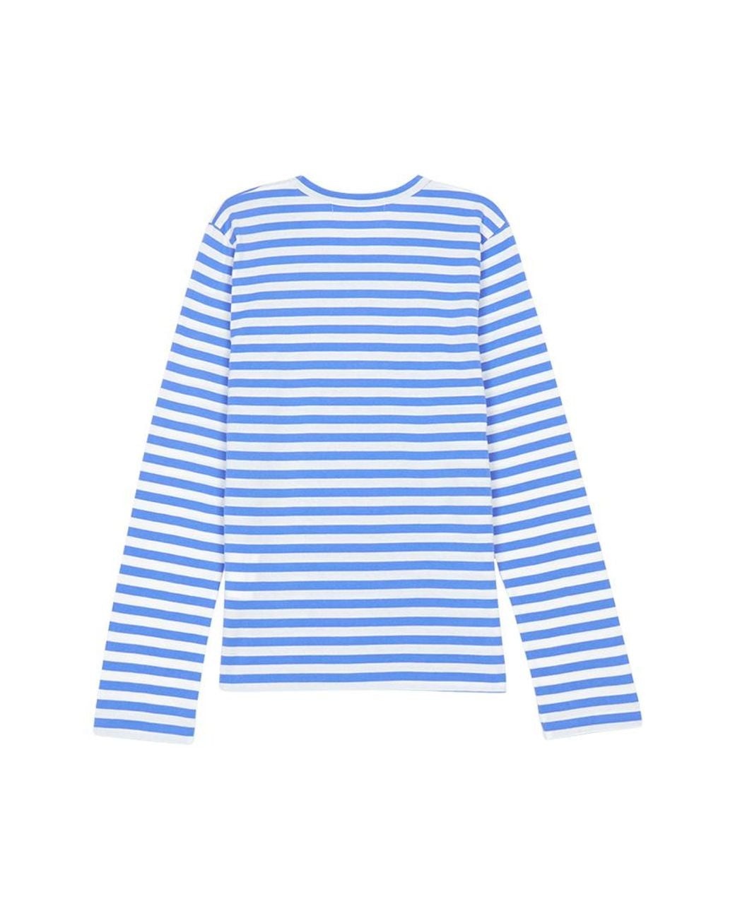 Comme des Garçons Blue Long-Sleeved T-Shirt