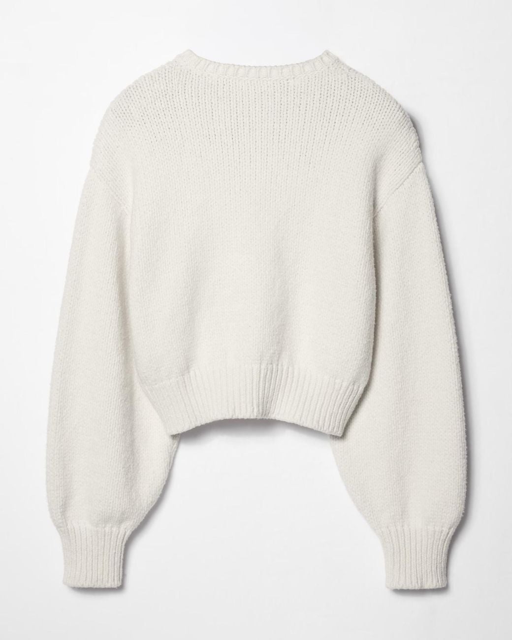 Céline White Crewneck Sweater